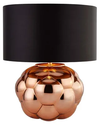 Produktbild von Brause Schreibtischlampe Glas Kupfer Stahl Schwarz 1 Licht E27