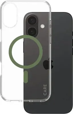 Produktbild von PanzerGlass CARE Flagship Colors iPhone 16 Plus grün