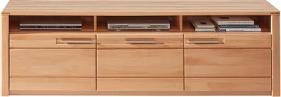 Produktbild von TV Lowboard Fernsehtisch, 190cm, Front Kernbuche massiv NEWTON-36