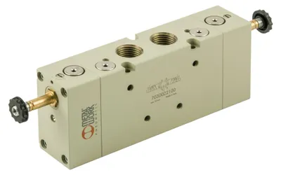 Produktbild von Riegler 5/3-Wegeventil, elektropmatisch, Mitte entlüftet, G 1/2