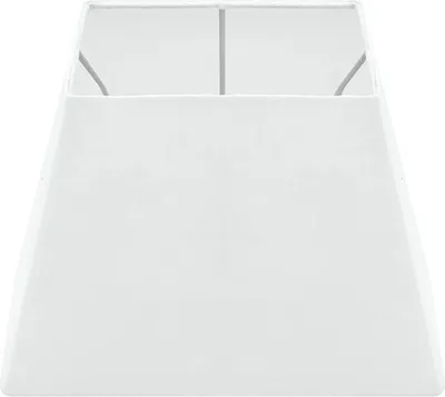 Produktbild von Wogati® Premium Lampenschirm E14/E27 Baumwolle | Farbe: Weiß Trapez / Größe: L