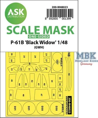 Obrázek produktu pro Artscale ASK200-M48023 P-61 Black Widow jednostranný GWH