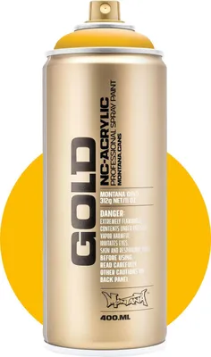 Zdjęcie produktu dla Montana Cans Gold Farba w sprayu SH1010 Yellow 400 ml 1 szt.