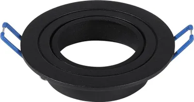 Produktbild von hoftronic LED Einbaustrahler 93mm GU10 Fassung Schwenkbar Schwarz IP20