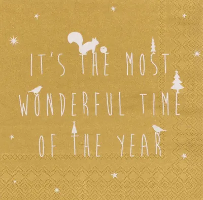 Produktbild von Räder Serviette 33x33cm It´s the most wonderful
