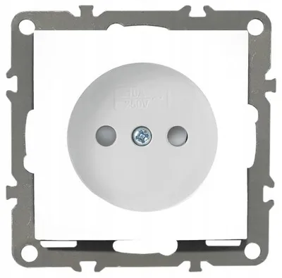 Image de Boîtier d'encastrement Adelid Quadra, modèle unique, couleur blanche, pour installation en apparent