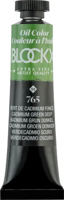 Produktbild von Blockx 3x Ölfarbe, Kadmiumgrün dunkel, Tube 20ml - Kadmium Dunkelgrün 212765BXC