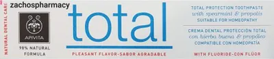 Immagine prodotto di Apivita Dentifricio Totale con il 98% di ingredienti naturali 75ml