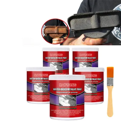Produktbild von 500g Rostumwandler Gel Set inkl. Pinsel Rostschreck, Rostschutz, Rostentferner für Metall, Auto, Motorrad
