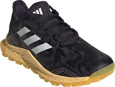 Image de Chaussure de hockey junior Adidas Youngstar, noire/orange, taille 36 EU