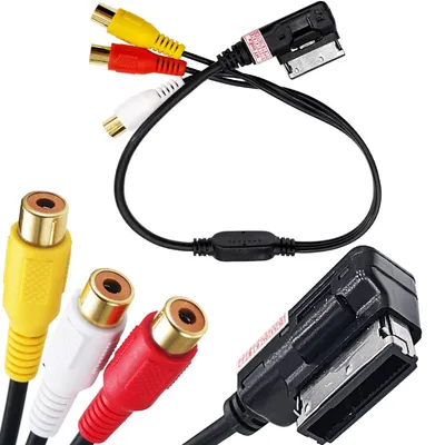Produktbild von 3 Cinch AMI MMI Adapter kompatibel mit Audi A5 Sportback 8TA 2.0 TFSI quattro 2015-2017