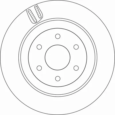 Produktbild von 2x TRW Bremsscheibe DF6967 passend für MERCEDES-BENZ X-Klasse Pickup (470) 308mm