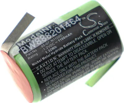 Produktbild von vhbw Akku kompatibel mit Panasonic ER398, ER201 Rasierer (1100 mAh, 1,2 V, NiMH)