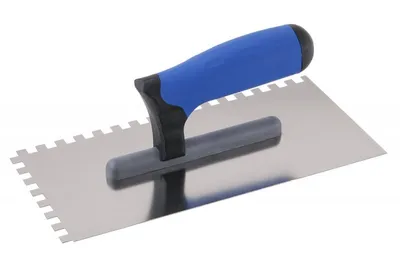 Immagine prodotto di Kubala Stainless steel trowel 130x270 with plastic 2 component handgrip G-11, notch 8*8