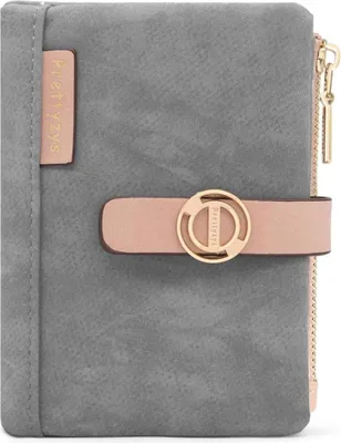 Image de REETEE Porte-monnaie pour femme Petit porte-monnaie en cuirPolyuréthaneFermeture à glissière Compartiment à monnaie Portefeuille