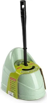 Produktbild von PlasticForte Toilettenburste - mintschwarz - Kunststoff - 45 cm