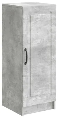 Zdjęcie produktu dla Komoda vidaXL w kolorze szarym betonowym, 33 x 34,5 x 87 cm, z materiału drewnopochodnego