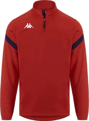 Produktbild von Kappa Core Dolvole Ziptop Herren - Rot / Schwarz  | Größe: L