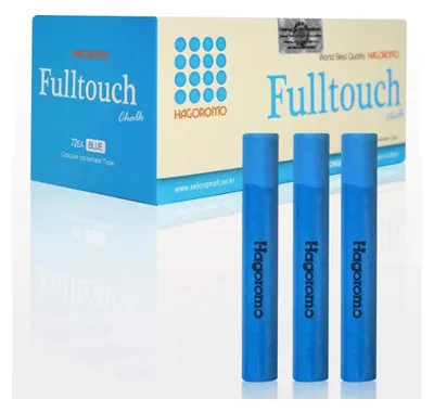 Produktbild von Hagoromo Fulltouch Farbkalk – Premium Staubfreie Kreide im Farbmix: Blau Color: Blau