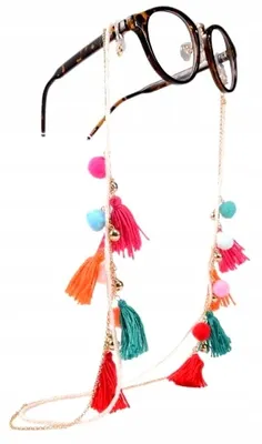 Produktbild von Brillenaccessoires - Elegante Brillenkette - Stilvolles Accessoire - Mode - Bommeln - Sicheres Halten - Flexibilität