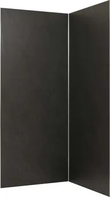 Image de Pack 2 Panneaux Muraux Pierre Adoise 90x210 cm + Profilés Chrome