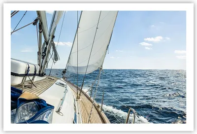 Produktbild von Poster - Poster ohne Rahmen - Meer Kreuzfahrt Segel - 91,5x61 cm - Wand Bild - Wanddeko - Wandbilder - Kunstposter - Wandposter - Bilder - Kunstdruck - Wanddekoration - Wandbild - P2XAA91x61-3647