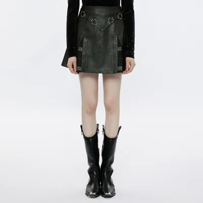 Produktbild von Punk Rave Minirock - Withered Black L
