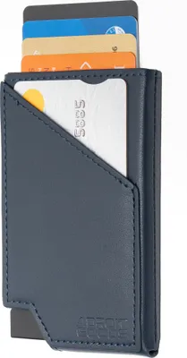 Produktbild von AdroitGoods Card Holder 7 Card Wallet - Kreditkarteninhaber mit RFID-Technologie - Leder - Blau