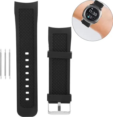 Obrázek produktu pro 22 mm silikonový řemínek, nastavitelný náhradní díl pro náramkové hodinky
