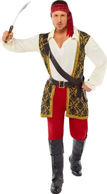 Produktbild von Seeräuber Piraten Herrenkostüm Deluxe
