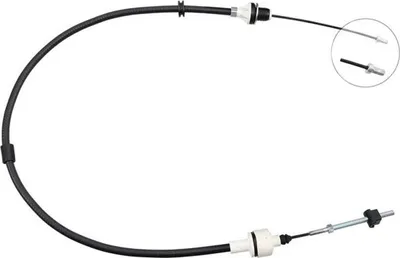 Productafbeelding van Kabelbediende koppeling, 1.183 mm, met ABS, geschikt voor onder andere OPEL CORSA