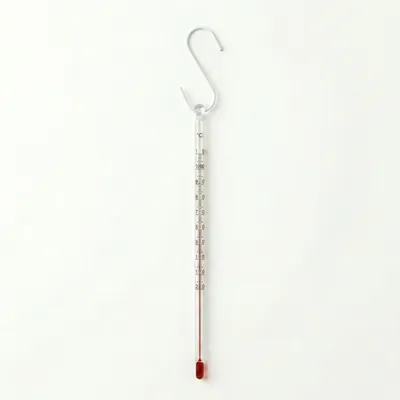 Produktbild von Wachsthermometer für Kerzenherstellung 30cm Kerzenthermometer Glas Thermometer mit Haken bis +110°C für Paraffinwachs Kerzen Seife Selbstherstellung