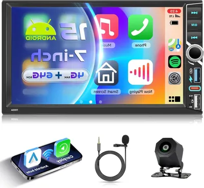 Obrázok produktu pre Android 15 – autorádio, 2 DIN – multimediálny prehrávač – navigačný systém – rádio s Bluetooth