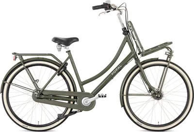 Produktbild von Popal Daily Dutch Prestige N7 - Hollandrad - Citybike - Damen - 59 centimeter - Armeegrün