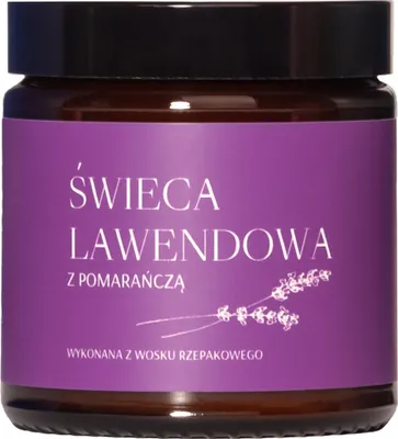 Produktbild von Mglife Duftkerze Lavendel-Orange Raps-Wachs 120ml