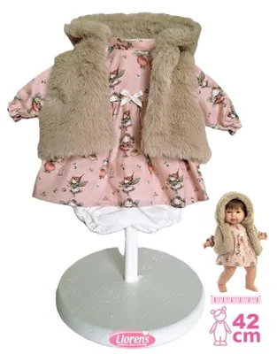 Produktbild von Llorens P42-0006 Kleid für eine 42 cm große Puppe