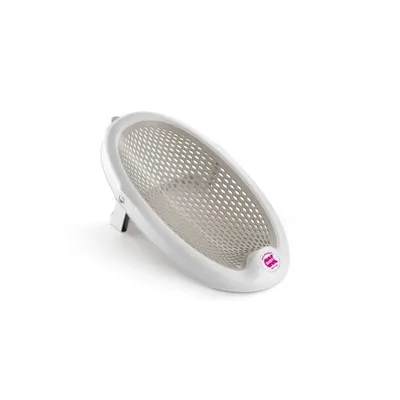 Produktbild von OKBABY Jelly Baby-Badehilfe - Rutschfeste Unterseite, anatomischer Sitz aus weichem, perforiertem Gummi - faltbar zur einfachen Aufbewahrung, für Badewannen - für Neugeborene 0-8 Monaten (8kg) - Grau