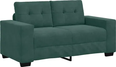 Zdjęcie produktu dla | Sofa dwuosobowa | z poduszką Ciemnozielony Aksamit