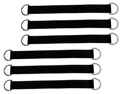 Produktbild von 6 Stück Hängemattengurte aus strapazierfähigem Polyester für Camping und Outdoor