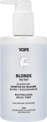 Produktbild von YOPE Blonde My Hair Acidophiles Shampoo für blondes und blondiertes Haar - neutralisiert Gelbstiche, 300 ml