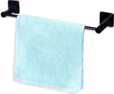 Zdjęcie produktu dla Wieszak na ręczniki stalowy czarny 42 cm