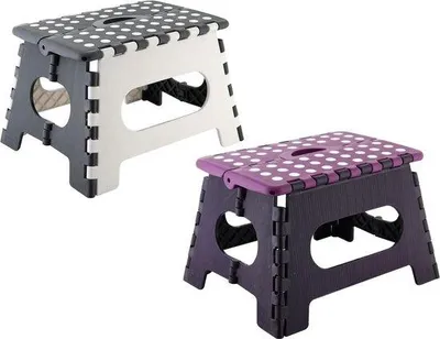 Produktbild von Famanu Kinderhocker - Klapphocker in Lila oder Grau