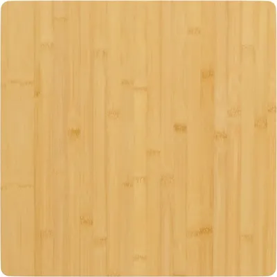 A flat lay image of a bamboo cutting board.