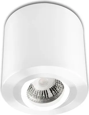 Produktbild von ISOLED Deckenaufbauleuchte rund für GU10/MR16, Alu weiß