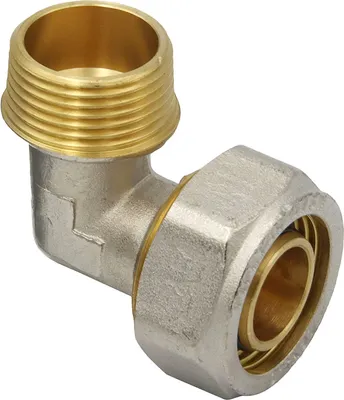 Produktbild von Klemmring Schraubfitting Winkel 26x3 90° - 3/4 Zoll Aussengewinde
