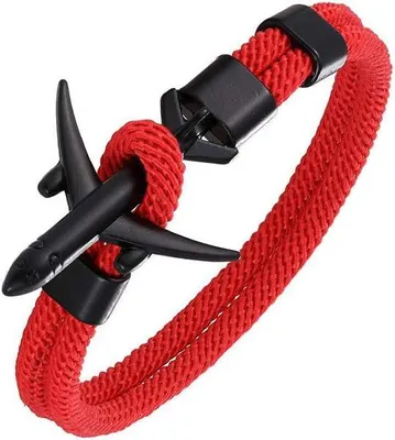 Produktbild von Armband für Männer und Frauen, Geflochtene Paracord-Armband, Flugzeugverschluss, Verschiedene Farben, Für