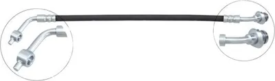 Produktbild von Bremsschlauch 420 mm BANJO 10.0 mm INN M10x1.0 A.B.S. für u.a. NISSAN TERRANO