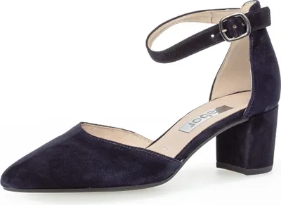 Produktbild von Gabor Shoes Spangenpumps - Blau Leder Größe: 37.5 Normal