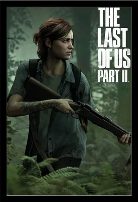 Produktbild von Last of Us, The - Poster - 2 - Ellie + Wechselrahmen, Shinsuke® Maxi MDF schwarz, Acryl-Scheibe