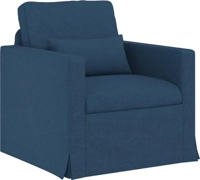 Obrázok produktu pre vidaXL Pohovka modrá 78 x 78 x 80 cm látková
